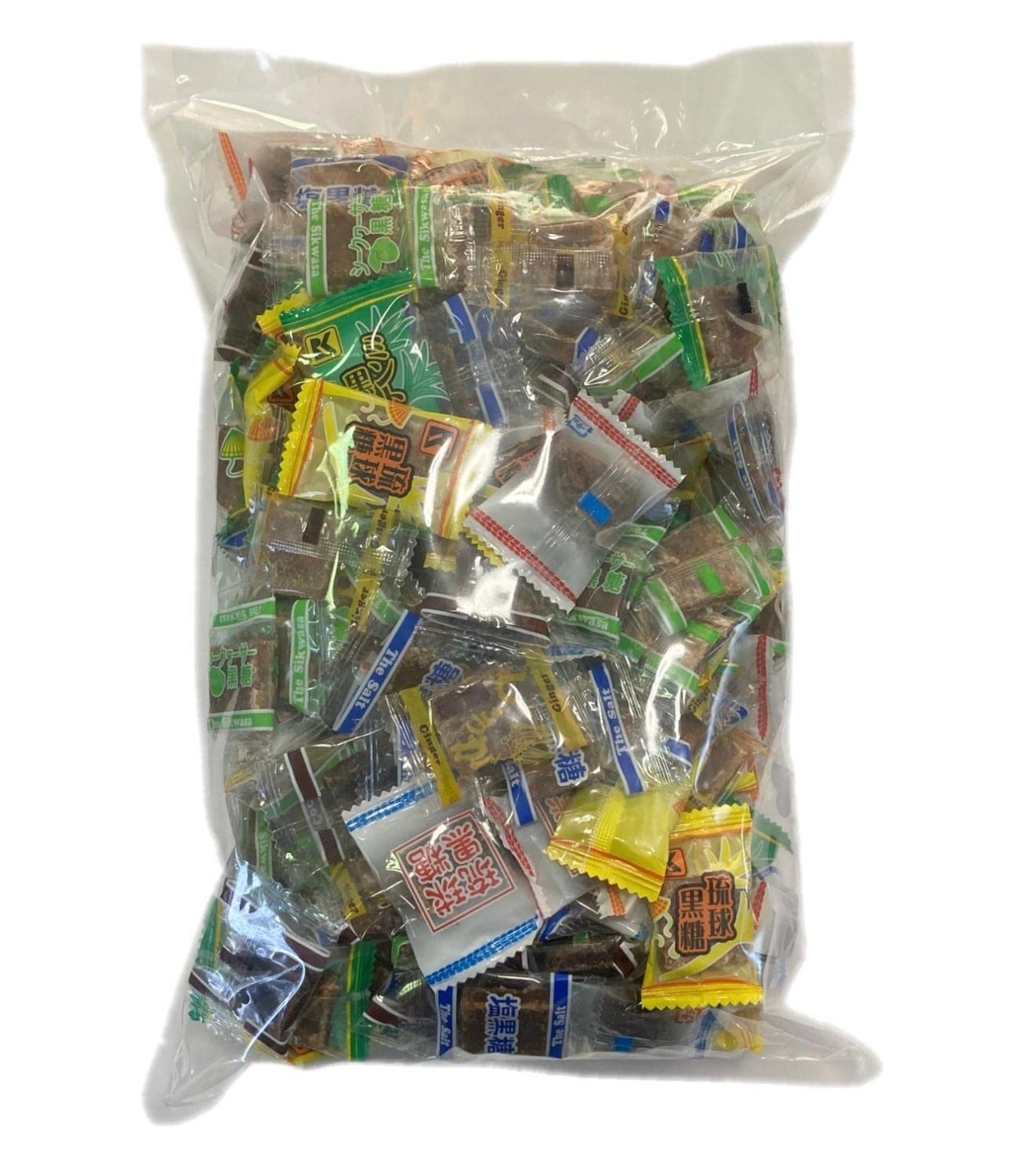 Amazon | 黒糖 個包装 沖縄 7種類1000g入り バラエティーパック (く